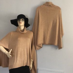 New no tags. Banana Republic Poncho Sweater Top. Size XL. Color Ten.